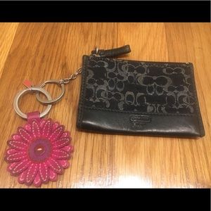 Coach wallet and Coach keychain